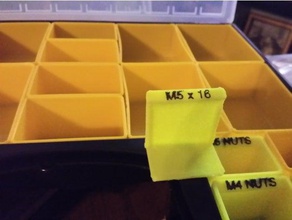 organizer tray box harbor freight organization small parts storage trays 3d print model - Mito3D
