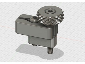 x-axis gt2 belt tensioner 3d printer parts duplicator i3 wanhao monoprice makerselect 3d print model - Mito3D