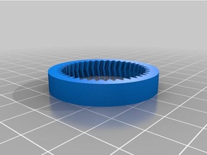 meu personalizados pfeil-hohlrad de espinha peixe a engrenagem anel partes personalizado 3d print model - Mito3D