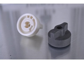 fryer valve knob parts 3d print model - Mito3D