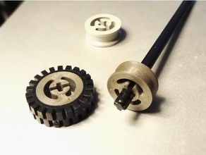 old style technic wheel rim hub 3482 toy & game accessories lego replacement spare part 3d print model - Mito3D