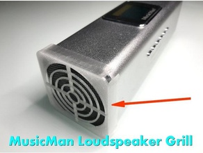 Lautsprecher-grill musicman-style-Lautsprecher audio musicman soundstation 3d print model - Mito3D