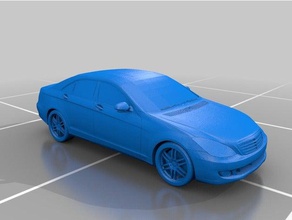 mercedes clase c vehículos de la coche lujo 3d print model - Mito3D