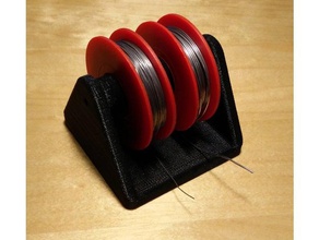 soudure étain porte-rouleau le bricolage titulaire pcb rouleau roll-titulaire la bobine spool-titulaire l'étain à souder 3d print model - Mito3D