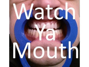 watch ya mouth - cheek retractors toy & game accessories retractor dentist 3d print model - Mito3D