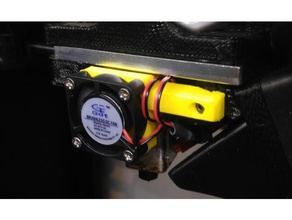 lulzbot mini 25mm heatblock fan değişimi 3d yazıcı parçaları 3d print model - Mito3D