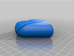 özelleştirilmiş 2 gizli kalp kutu fabrikada monte edilmiş interaktif sanat 3d print model - Mito3D