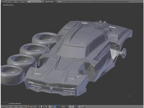 foguete liga breakout tipo s jogos de vídeo carro league do veículo xbox um 3d print model - Mito3D
