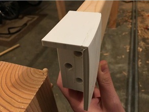 2x4 de goujons gabarit outils goujon jig le travail du bois 3d print model - Mito3D