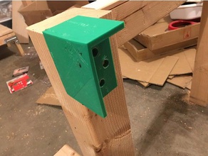 4x4 passador de gabarito as ferramentas o trabalho madeira 3d print model - Mito3D