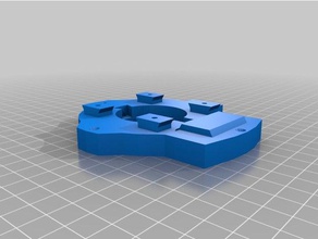 strong rightpivtitv2 + ribbon passtrough robotics 3d print model - Mito3D