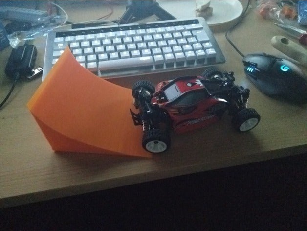 rampe d'accès contrôlé à distance des voitures r c véhicules rampes voiture rc 3D print model - Mito3D