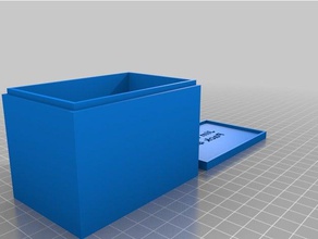 blau-gold-box 2 Container kundengebundene 3d print model - Mito3D