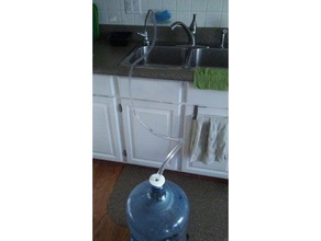5 gallon water fill cap kitchen & dining 3d print model - Mito3D
