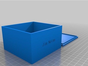 jim nolan boîte les conteneurs personnalisé 3d print model - Mito3D