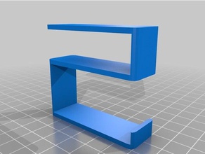 meine angepasste parametrische Schreibtisch hook w Loch für Kopfhörer Kabel-Haken-Kopfhörer-band office kundengebundene 3d print model - Mito3D