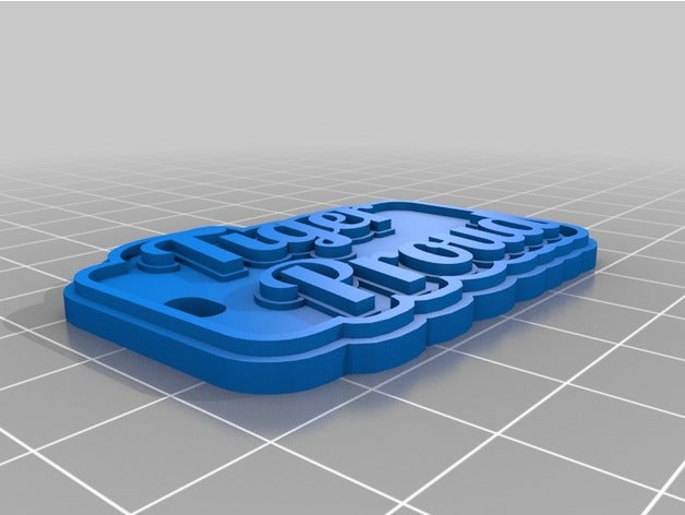 tigre fier de porte-clés personnalisé 3D print model - Mito3D