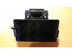 nvidia shield dji mavic tablet holder r c vehicles 3d print model - Mito3D