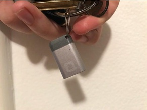 nonda usb type c adapter keychain cap computer keychains 3d print model - Mito3D