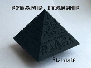 pyramid starship stargate decor 3d printing scifi tanyaakinora 3d print model - Mito3D