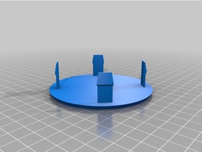 özelleştirilmiş kör delik kapağı tabağımı ev 3d print model - Mito3D