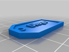 my customized marta parametric gift tags custom remix signs & logos 3d print model - Mito3D