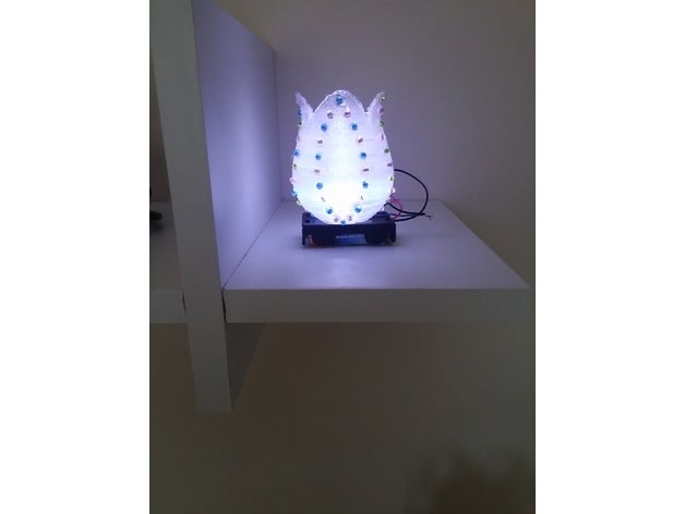 tulip Nacht Licht Kunst Nacht-Licht 3D print model - Mito3D