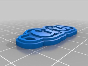cris 2mm- chaveiros personalizado 3d print model - Mito3D