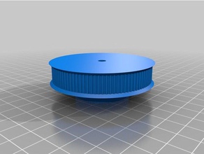 100t gt2 2mm gear - pulley 3d printer parts customized 3d print model - Mito3D