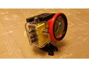 qumox 52 mm adaptateur de monture d'objectif la caméra 3d print model - Mito3D