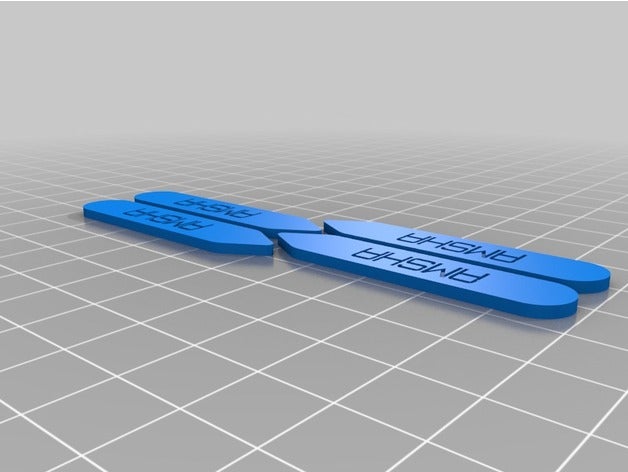 my customized personalized collar stay accessories 3D print model - Mito3D