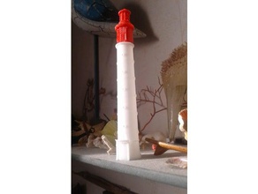 cap ferret phare lighthouse faro buildings & structures coast france geography miniature miniatures model sea ship 3d print model - Mito3D