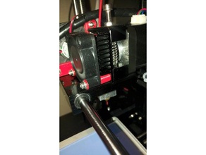 anet a6 optimisé de montage du ventilateur l'extrudeuse sans grille L'imprimante 3d pièces extrudeuse fan 3d print model - Mito3D
