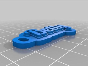 betty Schlüsselanhänger kundengebundene 3d print model - Mito3D