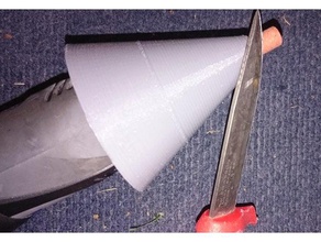 sharpening aid cone parts dremel sharpener 3d print model - Mito3D