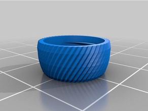 my 3mm customized container knurled lid containers 3d print model - Mito3D