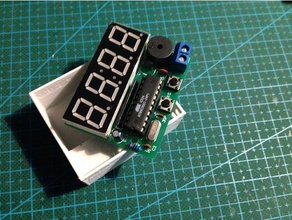 c51 4-bit-clock kit-Gehäuse gadgets 4-bit-Taktgeber aliexpress Uhr Gehäuse 3d print model - Mito3D