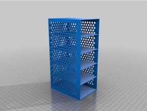 my customized drawer box drawers 1reihe containers 3d print model - Mito3D