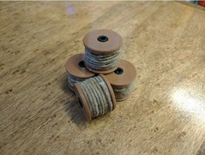 tiny spools organization cord small parts spool thread 3d print model - Mito3D
