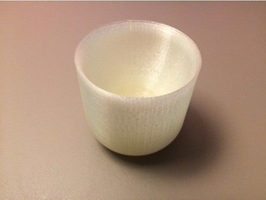 simples copo de shot A impressão 3d o álcool bebida shotglass 3d print model - Mito3D