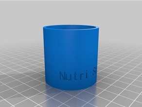 il mio personalizzato tazza titolare denali progetto di scienze su misura 3d print model - Mito3D