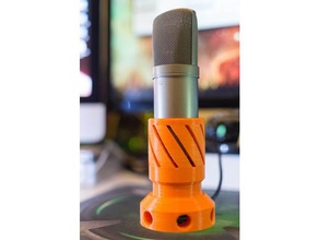 mxl microfone usb de suporte desktop o áudio autodesk fusão 36 mic stand 3d print model - Mito3D