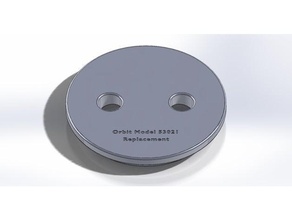 sprinkler valve box cover - replaces orbit model no 53021 outdoor & garden 3d print model - Mito3D