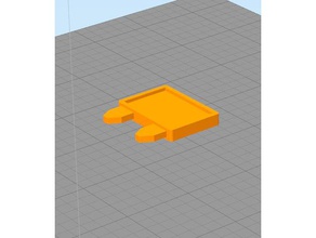 industrial toilet roll holder - two pronged key 3d print model - Mito3D