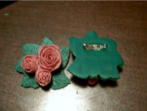 il giorno di san valentino rose spilla pin accessori rosa regali 3d print model - Mito3D