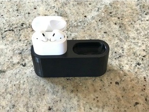 dual airpod desktop charger stand airpods mobile phone