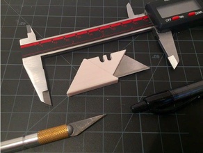 razor blade grip hand tools diy handle handy knife holder tool woodworking workshop 3d print model - Mito3D