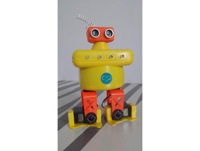 cyno02 arduino robot walker la robotica freecad 3d print model - Mito3D