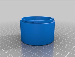 meine angepasste Bajonett-container unten Container kundengebundene 3d print model - Mito3D