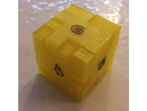 dados do cubo de quebra-cabeça quebra-cabeças Quebra-cabeça 3d cameron morrer madewithtinkercad criador selecionar v2 praça tinkercad 3d print model - Mito3D